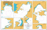 Nautical Chart BA 1644 Ports and Anchorages on the South-West coast of Turkey 2010