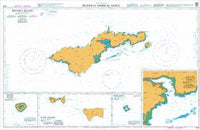 Nautical Chart BA 1729 Islands in American Samoa 1990
