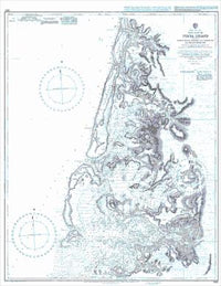 Nautical Chart BA 1812 West Coast of Pemba Island including Ports Kiuyu George and Cockburn and Chake Chake Bay 1958