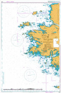 Nautical Chart BA 1820 Aran Islands to Roonah Head 1984