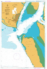 Nautical Chart BA 1885 Sittwe 2009
