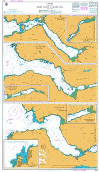 Nautical Chart BA 2541 Lochs on the West Coast of Scotland 1998