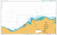 Nautical Chart BA 2574 Ras el Daba to Masabb Dumyat Damietta Mouth 2003