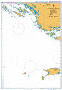 Nautical Chart BA 2774 Otok Vis to Sibenik 2010