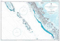 Nautical Chart BA 2780 Pulau Nyamuk to Bengkulu 1978
