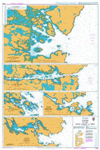 Nautical Chart BA 2825 Lochs on the East Coast of Uist 1990