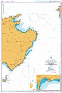 Nautical Chart BA 2831 Punta Salinas to Cabo de Formentor including Canal de Menorca 2010