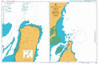 Nautical Chart BA 2854 Northern Approaches to Masirah 1991