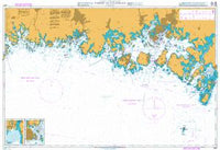 Nautical Chart BA 2857 Baltic Sea  Sweden - S  Coast  Tarno to Utlangan 2012