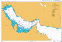 Nautical Chart BA 2858 Gulf of Oman to Shatt al Arab 2009