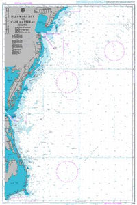 Nautical Chart BA 2861 Delaware Bay to Cape Hatteras 1996