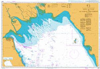 Nautical Chart BA 2884 Mina az Zawr to Al Basrah and Bushehr 2010