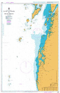 Nautical Chart BA 3052 Za Det Gyi Island to Mu Ko Similan 2010