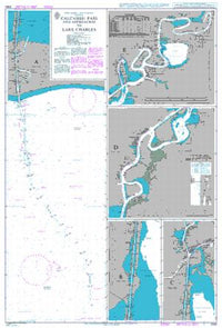 Nautical Chart BA 3190 Calcasieu Pass and Approaches to Lake Charles 2007
