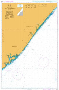 Nautical Chart BA 3362 Lamu to Kismaayo 1997