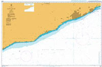 Nautical Chart BA 3432 Saltpond to Tema 2010