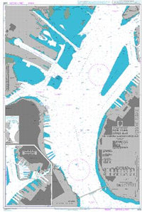 Nautical Chart BA 3456 New York Upper Bay The Narrows to Governors Island 2010