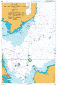 Nautical Chart BA 3482 Singapore Strait to Song Sai Gon 2012