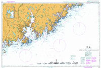 Nautical Chart BA 3516 Approaches to Kristiansand 2002