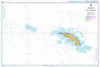 Nautical Chart BA 3596 Approaches to South Georgia 2011