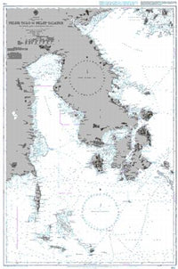 Nautical Chart BA 3616 Teluk Tolo to Selat Salayar 1980