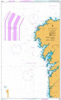 Nautical Chart BA 3633 Islas Sisargas to Montedor 2004