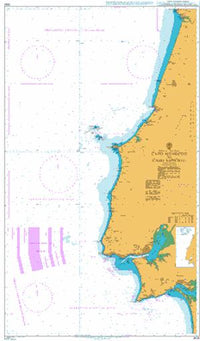Nautical Chart BA 3635 Cabo Mondego to Cabo Espichel 2010