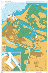 Nautical Chart BA 3715 Abu Zaby Abu Dhabi and Umm An Nar 2011