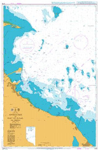 Nautical Chart BA 3719 Approaches to Port of Jubail Al Jubayl 2007