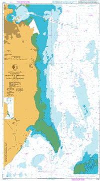 Nautical Chart BA 3787 Approaches to Umm Said Musay id and Doha Ad Dawhah 2011