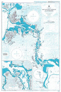 Nautical Chart BA 3840 San Juanico Strait and Approaches 1972