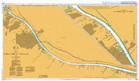 Nautical Chart BA 3846 Jazirat Umm at Tuwaylah to Al Maqil 2003