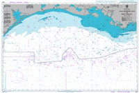 Nautical Chart BA 3850 Galveston Bay to Ship Shoal 2011