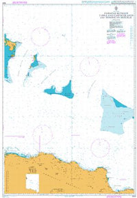 Nautical Chart BA 3908 Passages Between Turks and Caicos Islands and Dominican Republic 2001