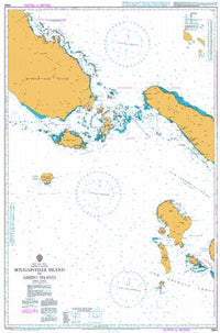 Nautical Chart BA 3994 Bougainville Island to Ghizo Island 2009