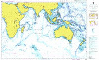 Nautical Chart BA 4005 A Planning Chart for the Indian Ocean 1993