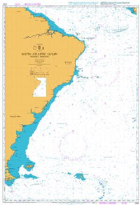 Nautical Chart BA 4020 South Atlantic Ocean Western Part 2011