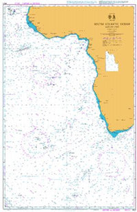 Nautical Chart BA 4021 South Atlantic Ocean Eastern Part 2012