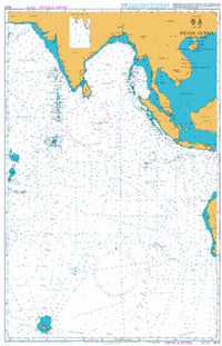 Nautical Chart BA 4073 Indian Ocean Eastern Part 2011