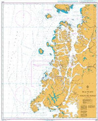 Nautical Chart BA 4255 Isla Guafo to Golfo de Penas 2008