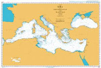 Nautical Chart BA 4300 Mediterranean and Black Seas 2003