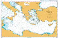 Nautical Chart BA 4302 Mediterranean Sea Eastern Part 2003
