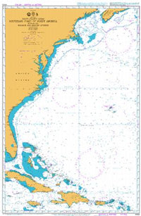 Nautical Chart BA 4403 South East Coast of North America including the Bahama Islands and Greater Antilles 2011