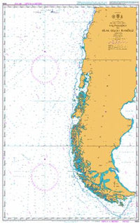 Nautical Chart BA 4609 Valparaiso to Islas Diego Ramirez 2010