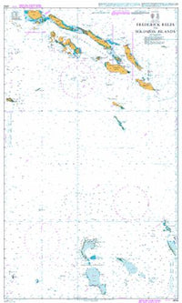 Nautical Chart BA 4634 Frederick Reefs to Solomon Islands 2000