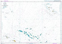 Nautical Chart BA 4654 Tahiti to Iles Marquises 2006