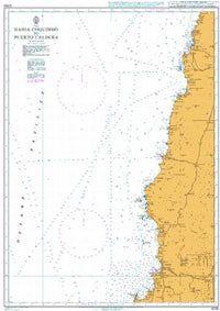 Nautical Chart BA 4230 Bahia Coquimbo to Puerto Caldera 2009