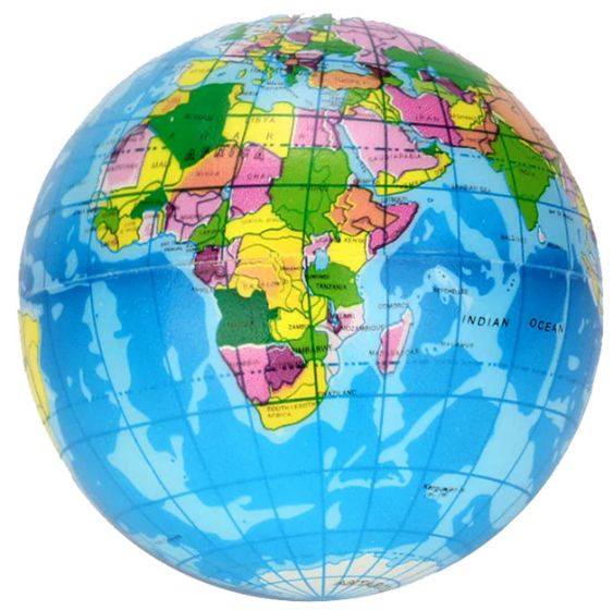 World Globe Stress Ball