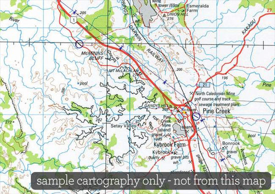 Buy SF55-01 Hughenden QLD Topographic Map (2nd Edition) by Geoscience ...