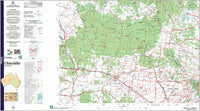 SG56-09 Chinchilla QLD Topographic Map 3rd Edition by Geoscience Australia 2005
